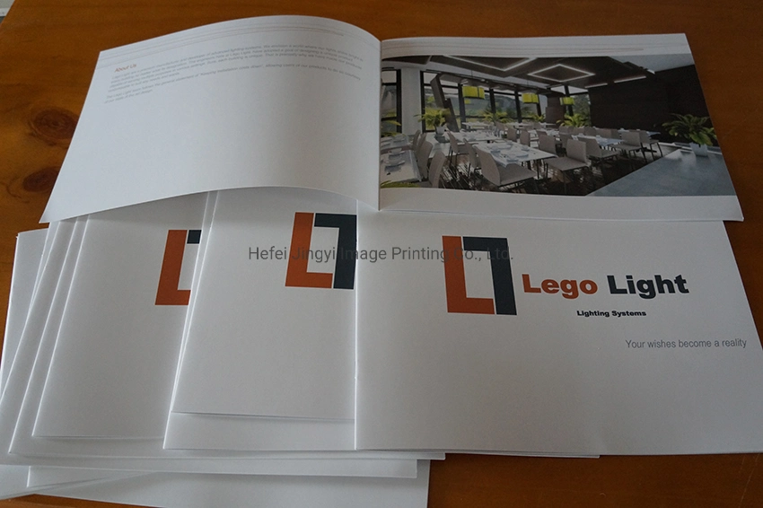 Custom Made Folded Booklet/Brochure Full Color Printing Advertising Paper