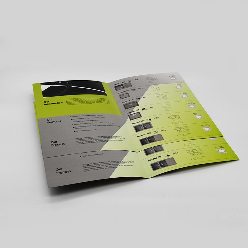 Printing Custom Fold Paper Flyer Brochure