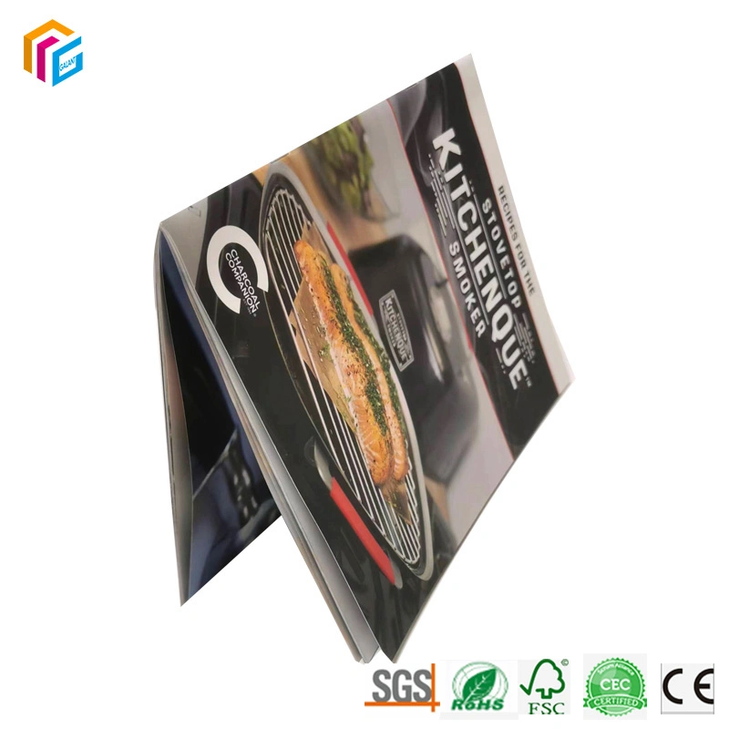 Manufacture Custom Waterproof A4 A5 Promotion Folded Flyer Printing Video Brochure Card